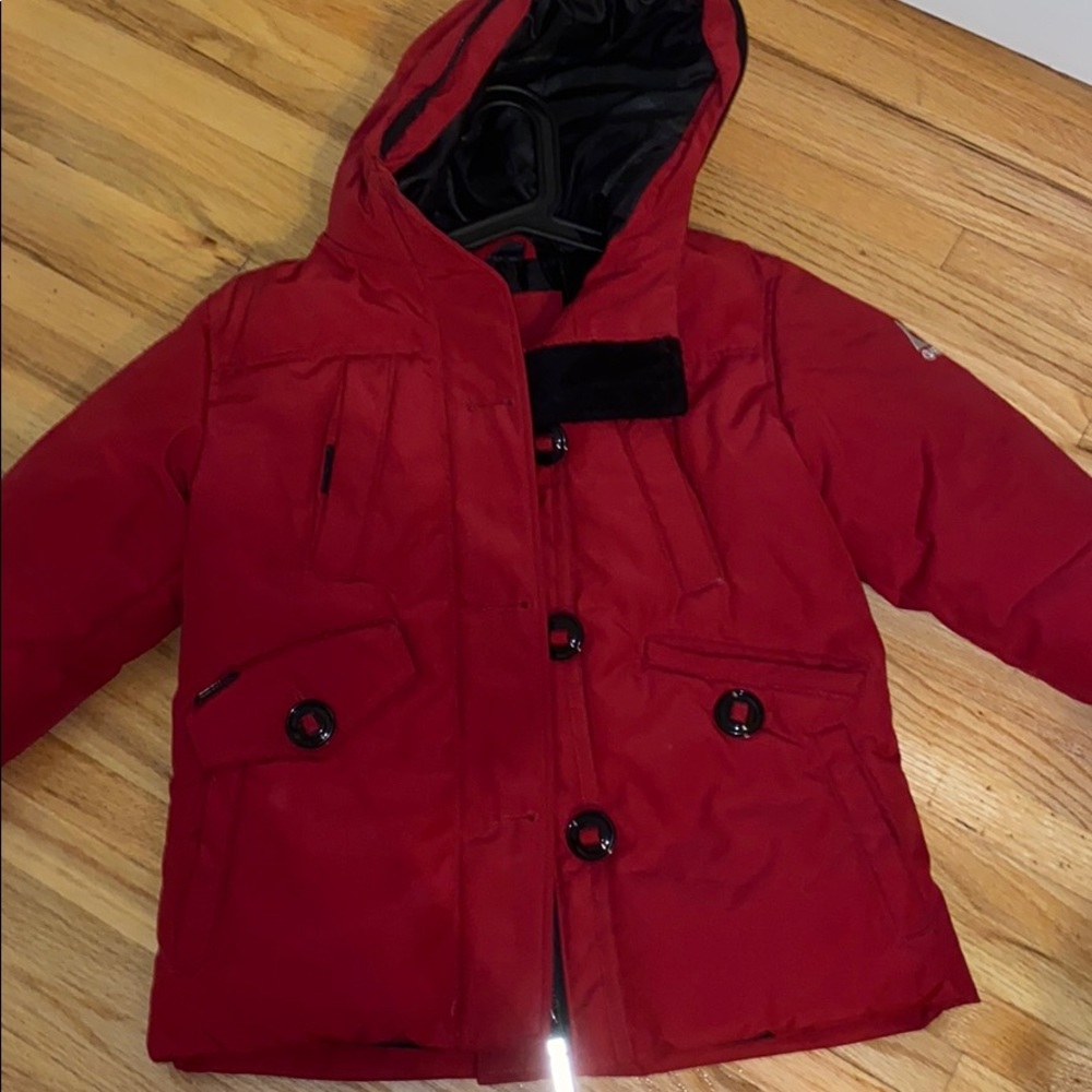 Red children’s jacket